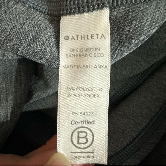 Athleta Grey Ultimate Stash Pocket 7/8 Tight Leggings Size Small Athletic - Picture 9 of 16